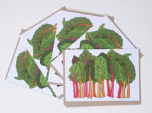 Load image into Gallery viewer, Rainbow Chard Greeting Cards