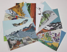 Load image into Gallery viewer, Illustrated Yosemite Postcard Set