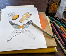 Load image into Gallery viewer, Kestrel Bird Mobile, PDF Download