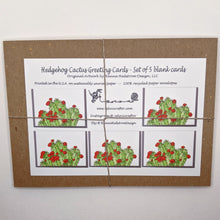 Load image into Gallery viewer, Hedgehog Cactus Greeting Cards