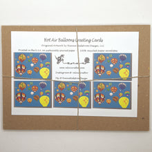 Load image into Gallery viewer, Hot Air Balloon Greeting Cards