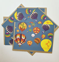 Load image into Gallery viewer, Hot Air Balloon Greeting Cards