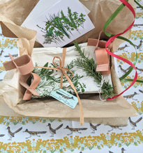 Load image into Gallery viewer, Herbal Print Napkin Gift Box