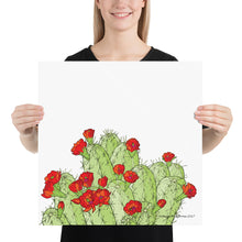 Load image into Gallery viewer, Claret Cup Hedgehog Poster