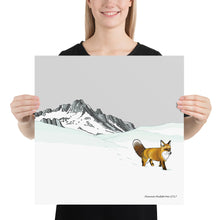 Load image into Gallery viewer, Sierra Nevada Red Fox Poster