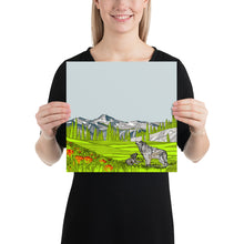 Load image into Gallery viewer, Eagle Cap Wilderness Wolves Poster
