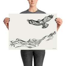 Load image into Gallery viewer, Tuolumne Red-tail Poster