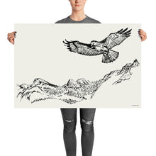 Load image into Gallery viewer, Tuolumne Red-tail Poster