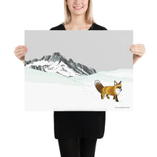 Load image into Gallery viewer, Sierra Nevada Red Fox Poster