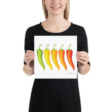 Load image into Gallery viewer, Rainbow Peppers Poster