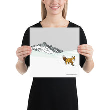 Load image into Gallery viewer, Sierra Nevada Red Fox Poster