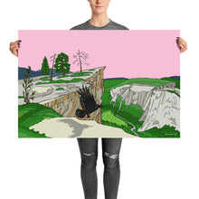 Load image into Gallery viewer, Taft Point Raven Poster