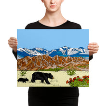 Load image into Gallery viewer, New Mexico Black Bears Canvas