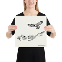Load image into Gallery viewer, Tuolumne Red-tail Poster