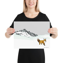 Load image into Gallery viewer, Sierra Nevada Red Fox Poster