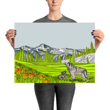 Load image into Gallery viewer, Eagle Cap Wilderness Wolves Poster