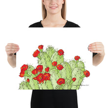 Load image into Gallery viewer, Claret Cup Hedgehog Poster