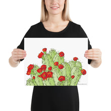 Load image into Gallery viewer, Claret Cup Hedgehog Poster