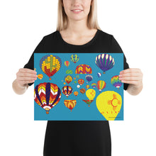 Load image into Gallery viewer, Hot Air Balloon Poster