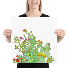 Load image into Gallery viewer, Cactus Garden Poster
