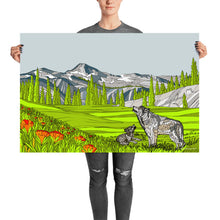 Load image into Gallery viewer, Eagle Cap Wilderness Wolves Poster