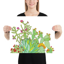 Load image into Gallery viewer, Cactus Garden Poster