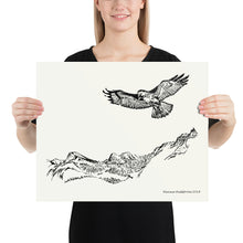 Load image into Gallery viewer, Tuolumne Red-tail Poster
