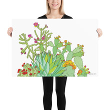 Load image into Gallery viewer, Cactus Garden Poster