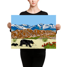 Load image into Gallery viewer, New Mexico Black Bears Canvas