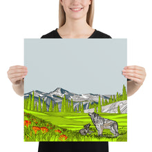 Load image into Gallery viewer, Eagle Cap Wilderness Wolves Poster