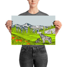 Load image into Gallery viewer, Eagle Cap Wilderness Wolves Poster