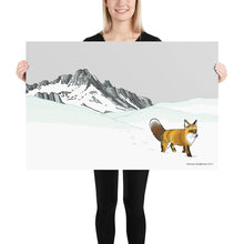Load image into Gallery viewer, Sierra Nevada Red Fox Poster