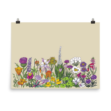 Load image into Gallery viewer, California Wildflower Poster