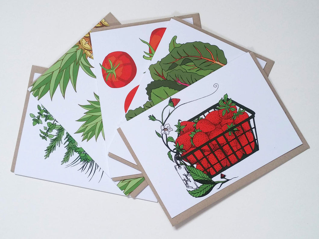 Farmers' Market Greeting Cards