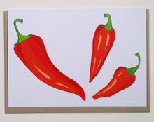 Load image into Gallery viewer, Assorted Peppers Greeting Cards
