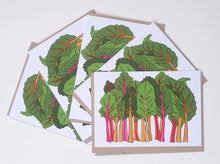 Load image into Gallery viewer, Rainbow Chard Greeting Cards
