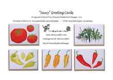 Load image into Gallery viewer, Saucy Greeting Cards
