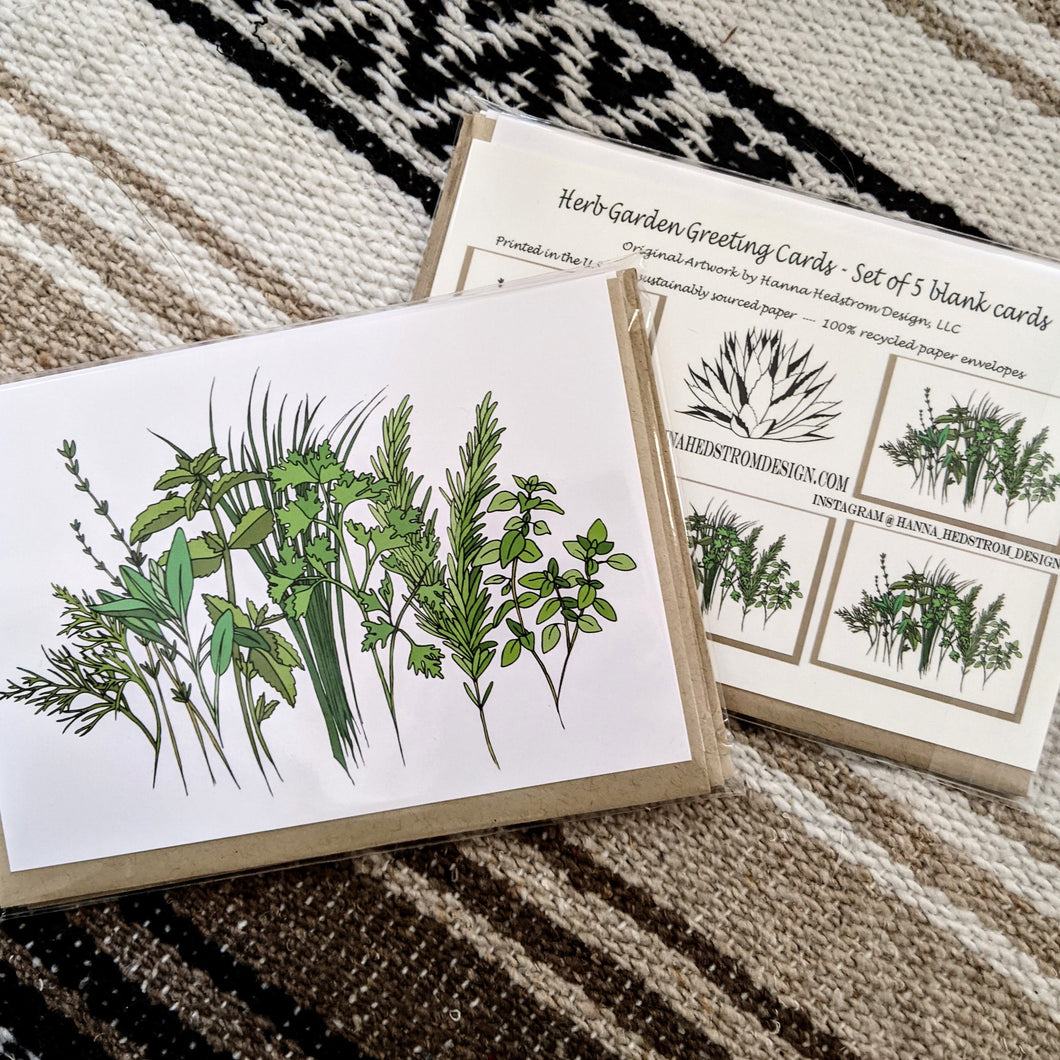 Herb Garden Greeting Cards