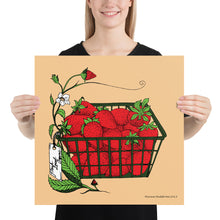 Load image into Gallery viewer, Strawberries Poster
