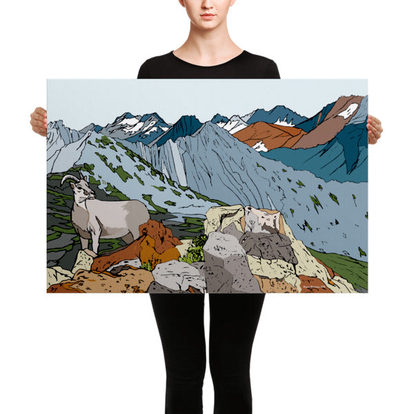Sierra Nevada Bighorn Sheep Canvas